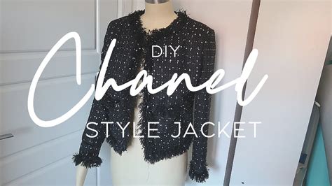 new look chanel jacket pattern|diy Chanel inspired jacket.